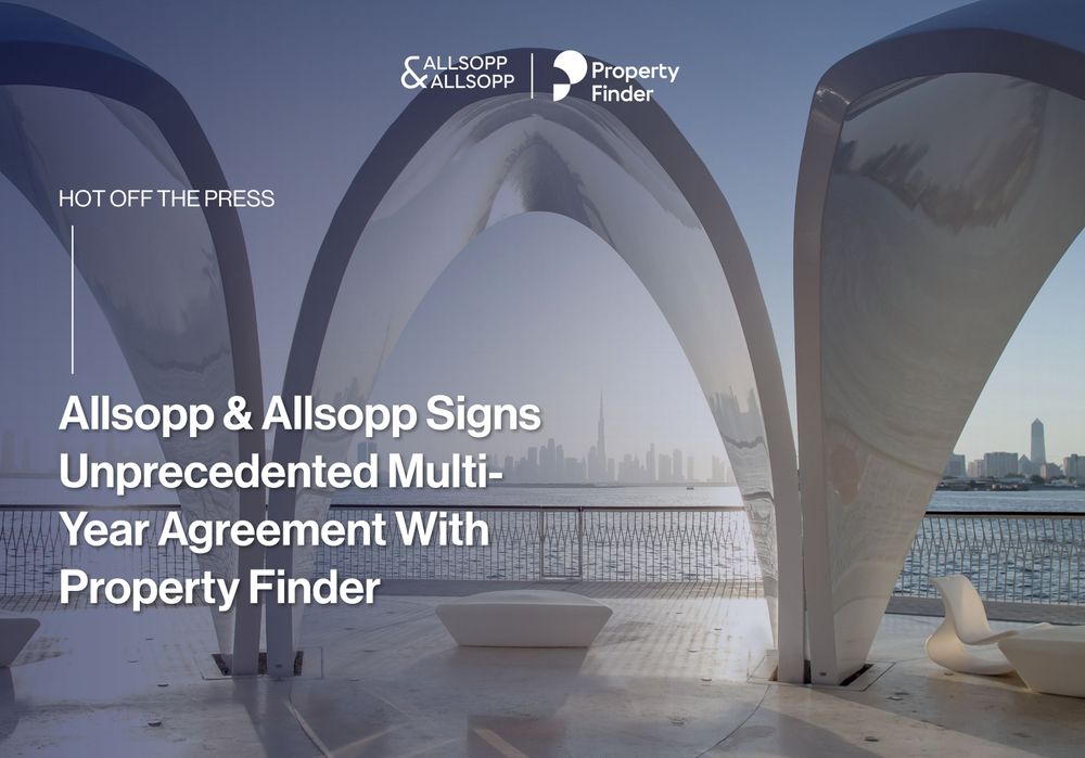 Allsopp & Allsopp schließt beispiellosen Mehrjahresvertrag mit Property Finder ab